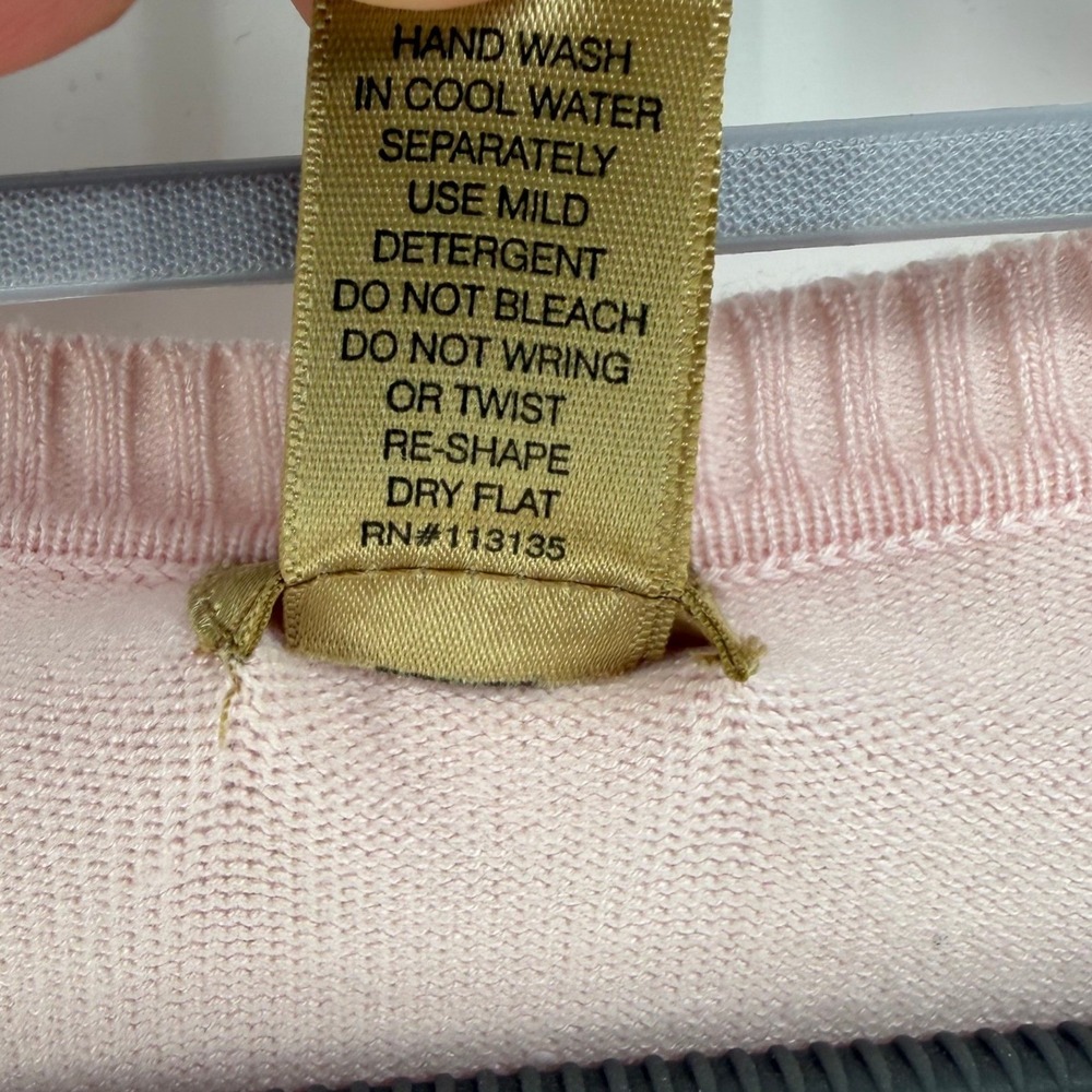 Nue Options Cardigan Women 3X Pink Button Front Soft Girl Pastel Preppy Business - Picture 5 of 5